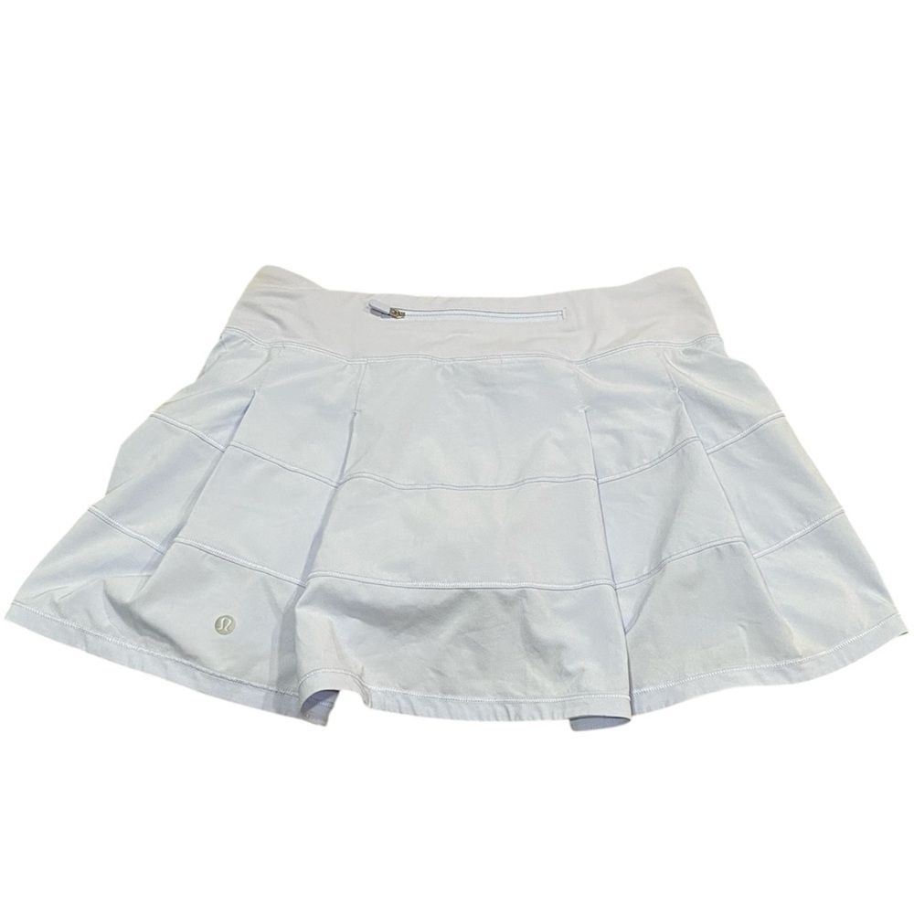 Lululemon Women's Pace Rival  Skort Light Blue, Tennis Golf  Sz 4